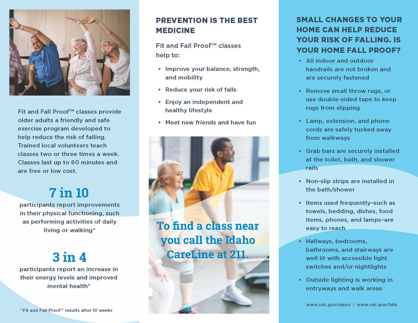 Fit and Fall Proof General Brochures (English)