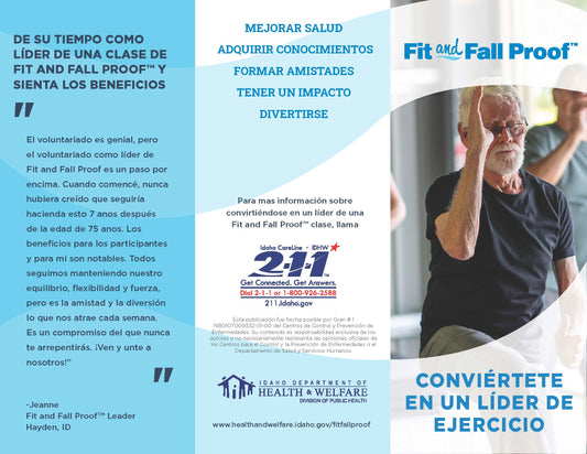 Fit and Fall Proof Volunteer Brochures (English)
